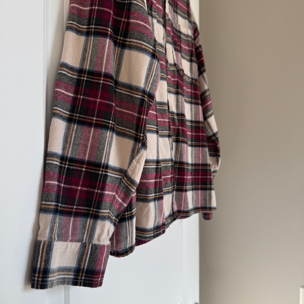 MADEWELL Flannel Shirt-Jacket in Tartan Plaid | XL | 100% Cotton - EUC! - Picture 4 of 12
